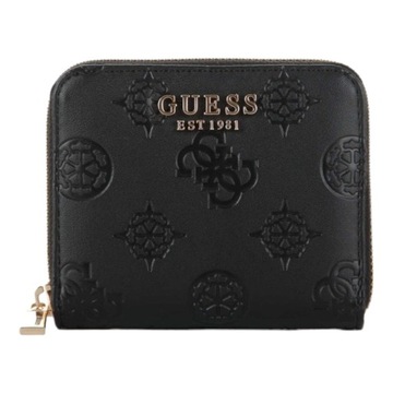 GUESS PORTFEL DAMSKI JENA SLG SMALL ZIP CZARNY