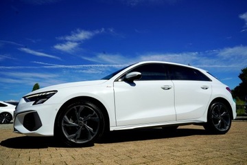 Audi A3 8Y Sportback 2.0 35 TDI 150KM 2023 Audi A3 Sportback S LINE skóra KAMERA virtual, zdjęcie 7