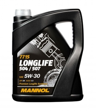 MANNOL 7715 OEM 5W30 API SN/CF AUDI,SKODA,VW, 5L