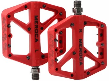 PEDAŁY PLATFORMOWE ROWEROWE MEROCA MTB/BMX NYLON