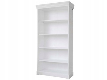 Drewniana Biblioteczka Regał SOSNA Biały