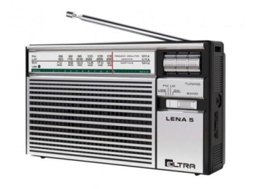 РАДИО ELTRA RO LENA 5 FM USB LCD серебристый
