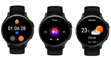 Zegarek SMARTWATCH Rubicon ROZMOWY MENU PL KROKI AMOLED ALWAYS ON DISPLAY