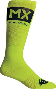 SKARPETY DZIECIĘCE ENDURO THOR YOUTH MX COOL ACID/MIDNIGHT 32-39 (1-6)