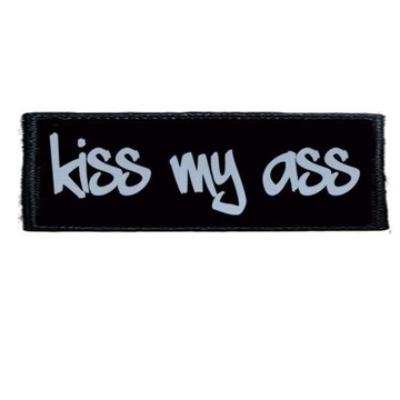 Naszywka KISS MY ASS