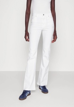 Spodnie jeansy damskie ONLY białe L/34