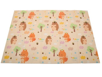 ДВУХСТОРОННИЙ ОБРАЗОВАТЕЛЬНЫЙ КОВРИК ЁЖ 150Х195СМ