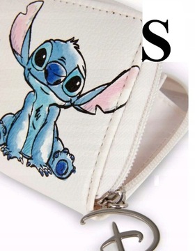 Disney Portmonetka Portfel STITCH z literą S Twojego imienia