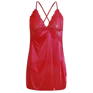 bielizna teddy dla kobiet bielizna babydoll Red XL