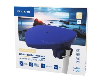 НАРУЖНАЯ АКТИВНАЯ АНТЕННА DVB-T2 FULL HD TV 4K 8K GSM ФИЛЬТР UHF БЛОК ПИТАНИЯ 1М