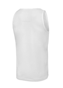 PITBULL WEST COAST MĘSKA KOSZULKA TANK TOP SMALL LOGO 190 BIAŁY M