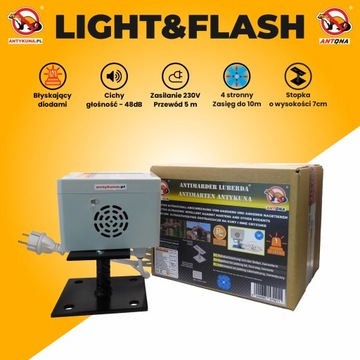 4-х сторонний репеллент, БЕСШУМНЫЙ, Герметичный, для парковки, террасы, чердака