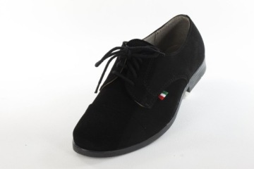 ТУФЛИ ДЛЯ ПРИЧАСТВА, ЧЕРНЫЕ 39 НУБУК КОРНЕЦКИ 2449