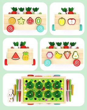 АРКАДНАЯ ЛОГИЧЕСКАЯ ИГРА МОРКОВЬ И ЧЕРВЯКИ СОРТИРОВКА МОНТЕССОРИ