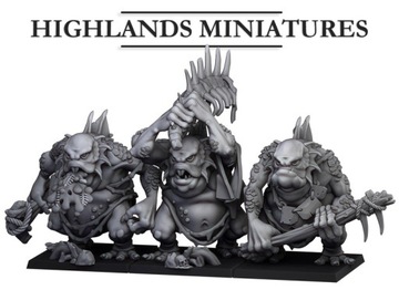 Swamp Trolls x3 - WFB - Minifaktura
