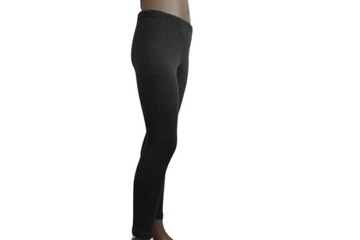 Legginsy Getry Leginsy dziecięce szare rozmiar 158