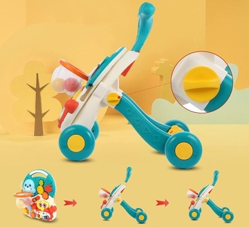 ИНТЕРАКТИВНЫЙ ОБРАЗОВАТЕЛЬНЫЙ СТОЛ PUSH WALKER 5 в 1 ОБРАЗОВАНИЕ ПРОГУЛКА ВЕСЕЛАЯ