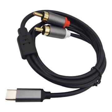 Кабель RCA типа c–2 Стереокабель USB C Aux 2 м