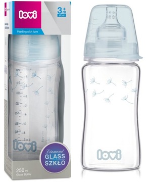 Стеклянная бутылка LOVI DIAMOND GLASS 250 мл Botanic