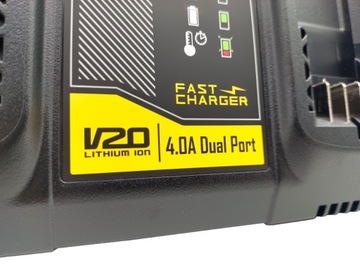 Stanley Fatmax Fast V20 Dual 18V 4A Зарядное устройство два гнезда