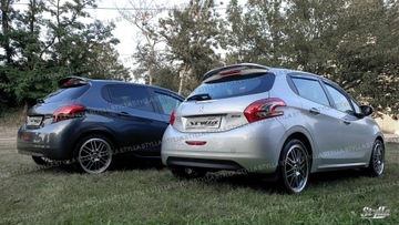 Спойлер спойлер для Peugeot 208 3/5 dw hb 03/2012--