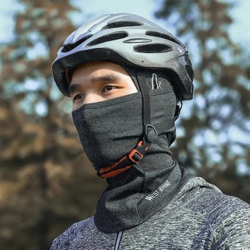 ТЕРМОАКТИВНАЯ ВЕЛОСИПЕДНАЯ БАЛАКЛАВА, ИЗОЛИРОВАННАЯ ПОД ШЛЕМ WEST BIKING