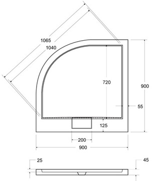 ДУШЕВАЯ КАБИНА 90x90 поддон + душевой смеситель