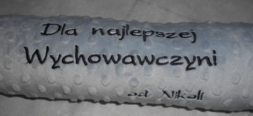 PODUSZKA kredka prezent ŚLUBOWANIE NAUCZYCIEL haft