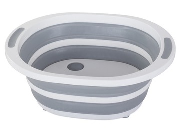 СКЛАДНАЯ СИЛИКОНОВАЯ ЧАША СО СЛИВОМ ДЛЯ РАКОВИНЫ