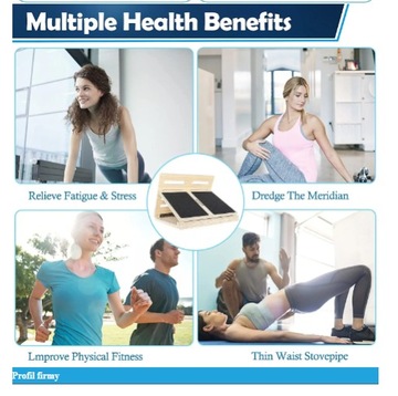 ПЛАТФОРМА SLANT BOARD ДЛЯ РАСТЯЖКИ МЫШЦ, ПРИСЕДАНИЙ, 4 УГЛА НАКЛОНА