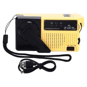 Ручной фонарик Портативное радио Mini FM AM