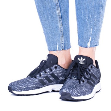 BUTY ADIDAS DAMSKIE ZX FLUX J BY9828 CZARNE