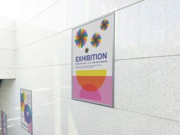 Алюминиевая рамка для плакатов OWZ A2 с низкоотражающей УФ-пленкой