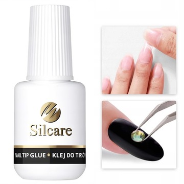 Клей Silcare Tip с кисточкой Прозрачный 7,5г