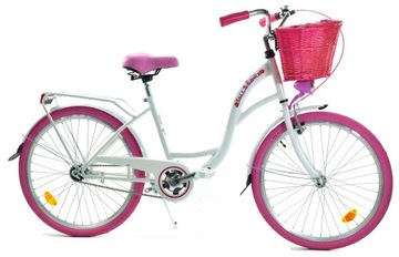 Rower 24 dla dziewczynki miejski DALLAS na komunie