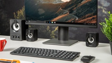 Głośniki komputerowe 2.1 subwoofer zasilanie USB do PC laptopa Rebel