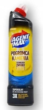 AGENT MAX Płyn do WC Pogromca Kamienia ŻÓŁTY