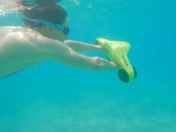 Самокат Nilox Acqua, желтый подводный
