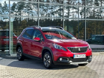 Peugeot 2008 I SUV Facelifting 1.2 PureTech 110KM 2018 Peugeot 2008 SalonPL Panorama Półskóra Navi, zdjęcie 5