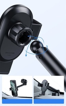 Baseus - Uchwyt samochodowy Gravity na Kokpit / Szybę do Telefonu Smartfona