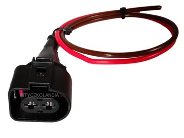 1J0973752 ZŁĄCZE VW 4,8 KABEL 38CM z przewodem