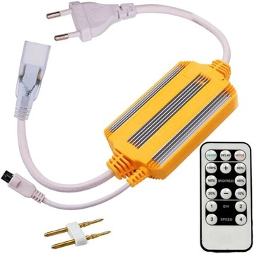 Ściemniacz Sterownik Stabilizator Pilot do Taśm LED Neon 4040 2835 230V