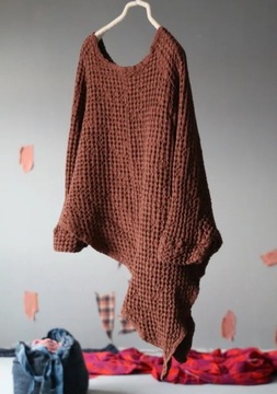 Women Linen Capes Ponchos Ladies Vintage Irregular