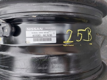 4× DISK OCELOVÝ NISSAN OE 40300-4EA0B 6.5" X 16" 5X114.3 ET 40