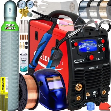 SPAWARKA PÓŁAUTOMAT 200A MMA EURO SYNERGIA IGBT 4T