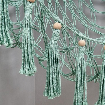 Мягкая игрушка-гамак с плюшевой сеткой, макраме в стиле бохо