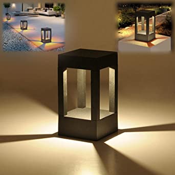 Lampa najazdowa XIOUVI LED 10.6 x 10.6 x 20 cm