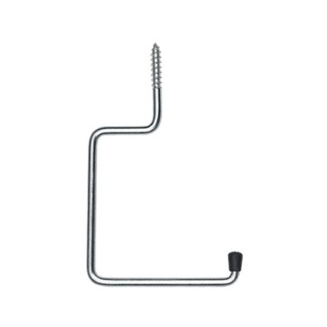 STALOWY HAK WKRĘCANY 170x110mm WIESZAK NA BALKON