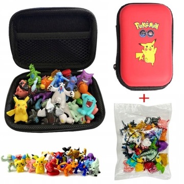 24SZT 2-3CM POKEMON FIGUREK + PIKACHU FIGURKI PUDEŁKO