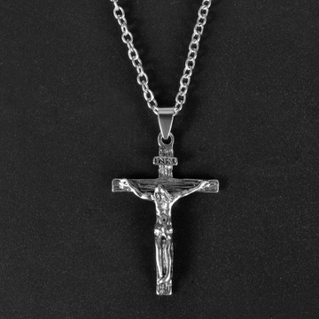 Simple Love Cross Pendant Choker Necklace Charm